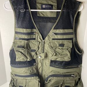 H2H Men's Green Tactical Vest